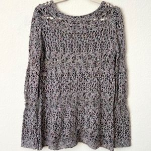 Soft Surroundings Wool Blend Confetti knit sweater
